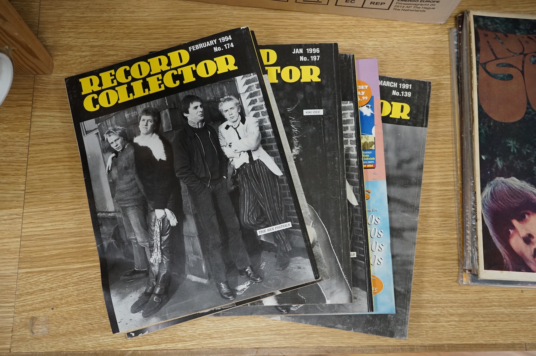 Thirty-three LP record albums, artists include; U2, The Beach Boys, Bryan Ferry, The Moody Blues, The Animals, Michael Jackson, Iggy Pop, Steve Winwood, Talking Heads, Tina Turner, Rod Stewart, etc.